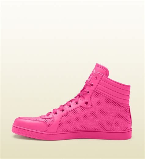 gucci sandal pink|pink gucci sneakers high top.